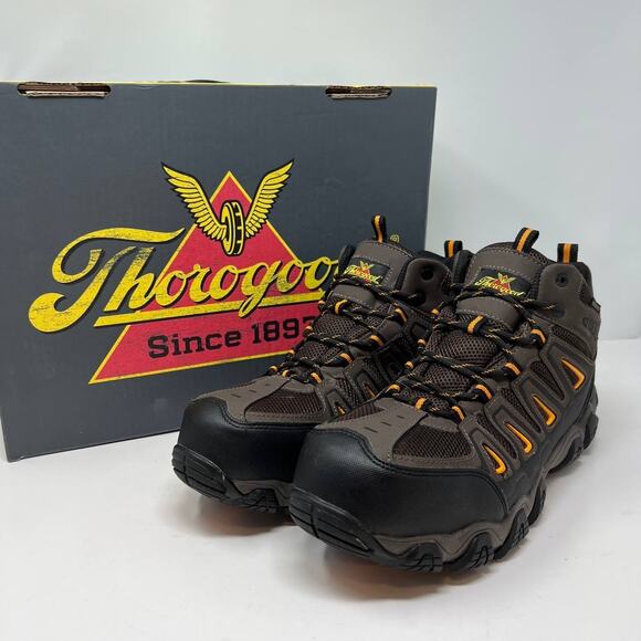 Thorogood Men's Crosstrex Hiking Boots Size 11.5W Composite Safety Toe Outdoors